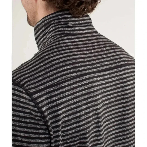 Lululemon Studio 1/2 Zip
Classic Stripe Heathered Black / Black Size S/M - Picture 4 of 8